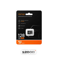 70mai Carte Mémoire 128GB U3 – Carte SD Haute Vitesse pour Dashcam (Enregistrement 4K, Classe 10)