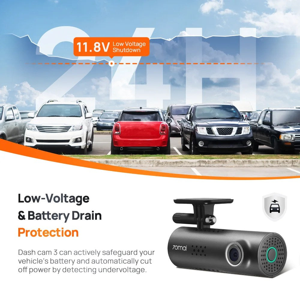Pack 70mai Dash Cam M200 HDR