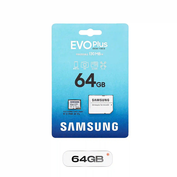 Carte Memoire Samsung 64Go U3 - Samsung EVO Plus