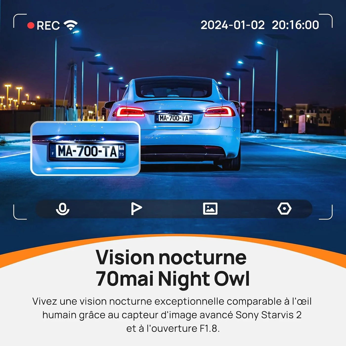 Dash Cam A810 4K HDR