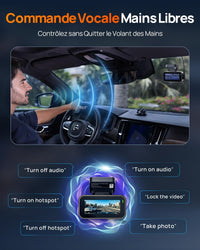 Pack 70mai A810 Lite 4K HDR | Dashcam Avant + Arrière