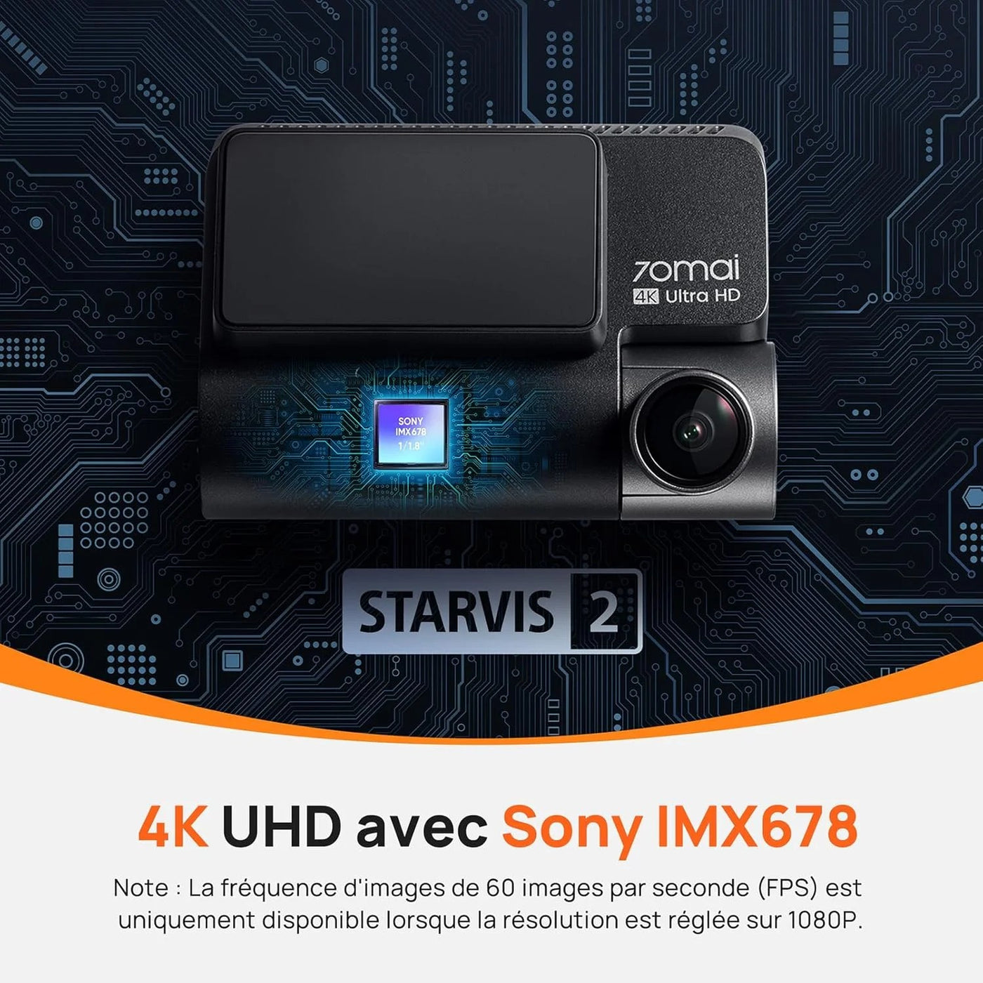 Dash Cam A810 4K HDR