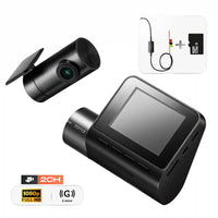Pack 70mai A200 Double Caméra Avant/Arrière + Hardwire Kit UP03 + Carte Mémoire 128GB – Surveillance Parking 24/7 WiFi H
