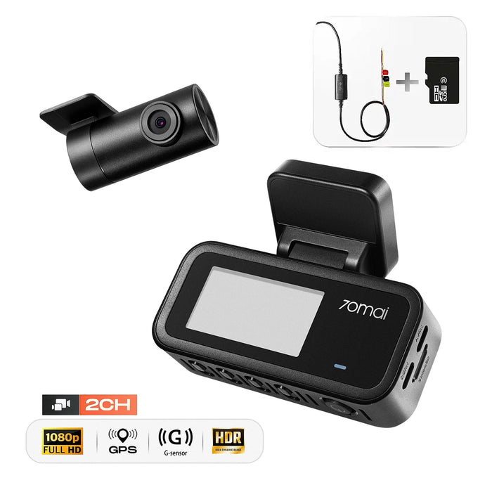 Pack 70mai Dash Cam A210 Set 1080P HDR GPS