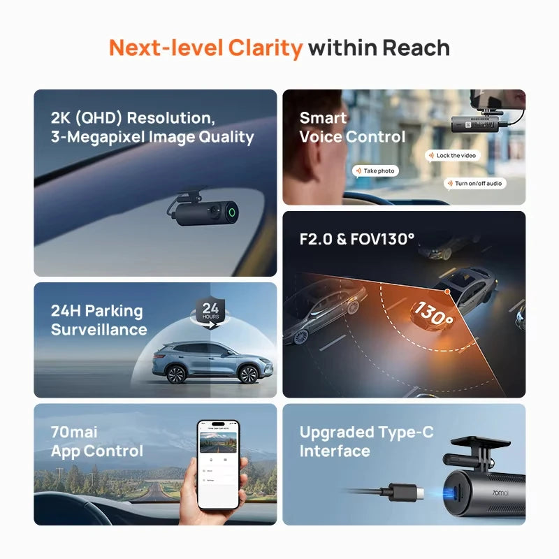 Dash Cam M310 2K QHD